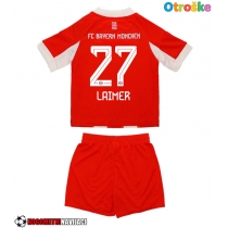 Otroške Nogometnih dresov Bayern Munich Konrad Laimer #27 Domači 2025-26 Kratki rokavi (+ hlače)